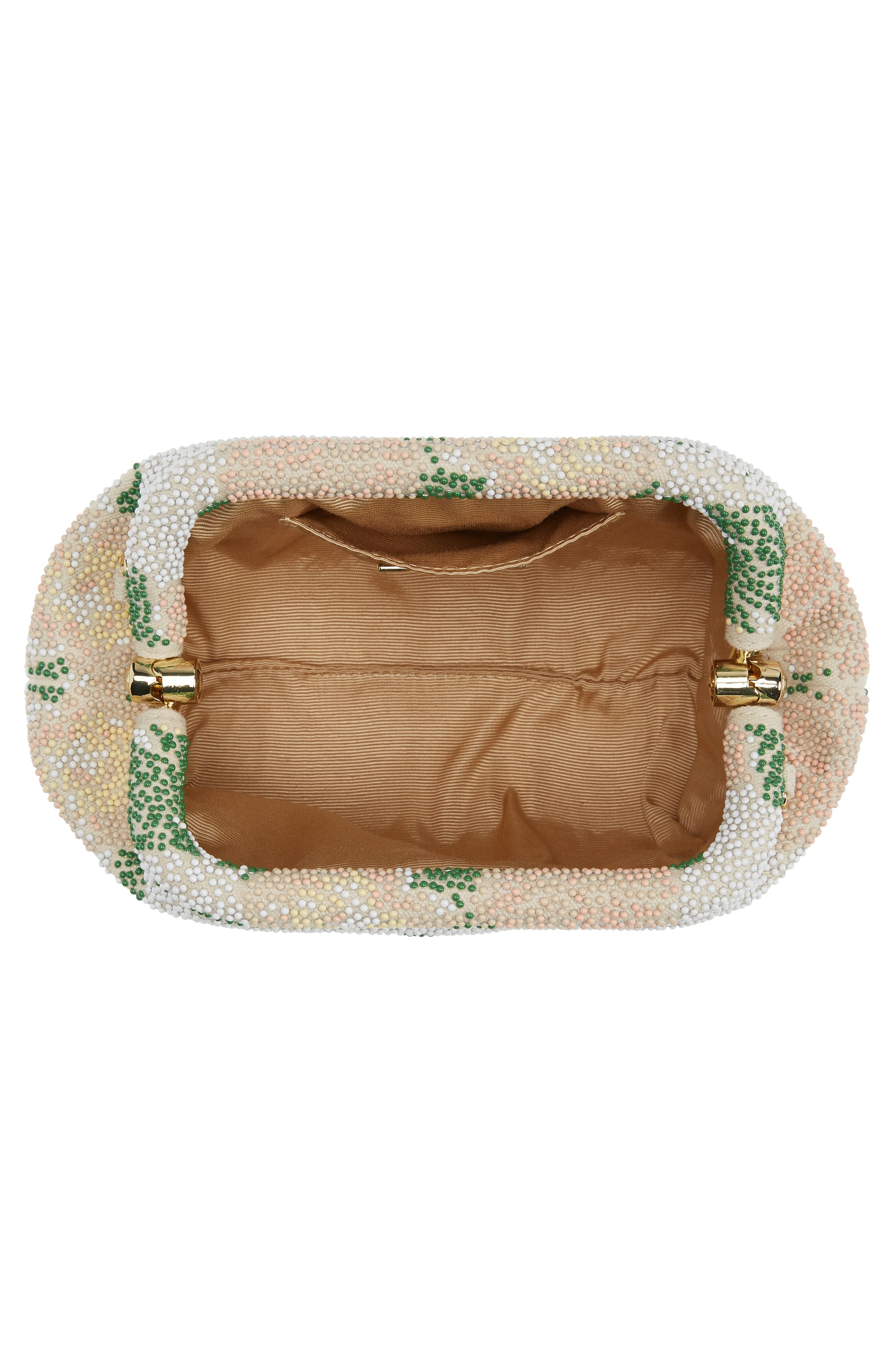 Doreen Frame Pouch, Alternate, color, CREAM FLORAL
