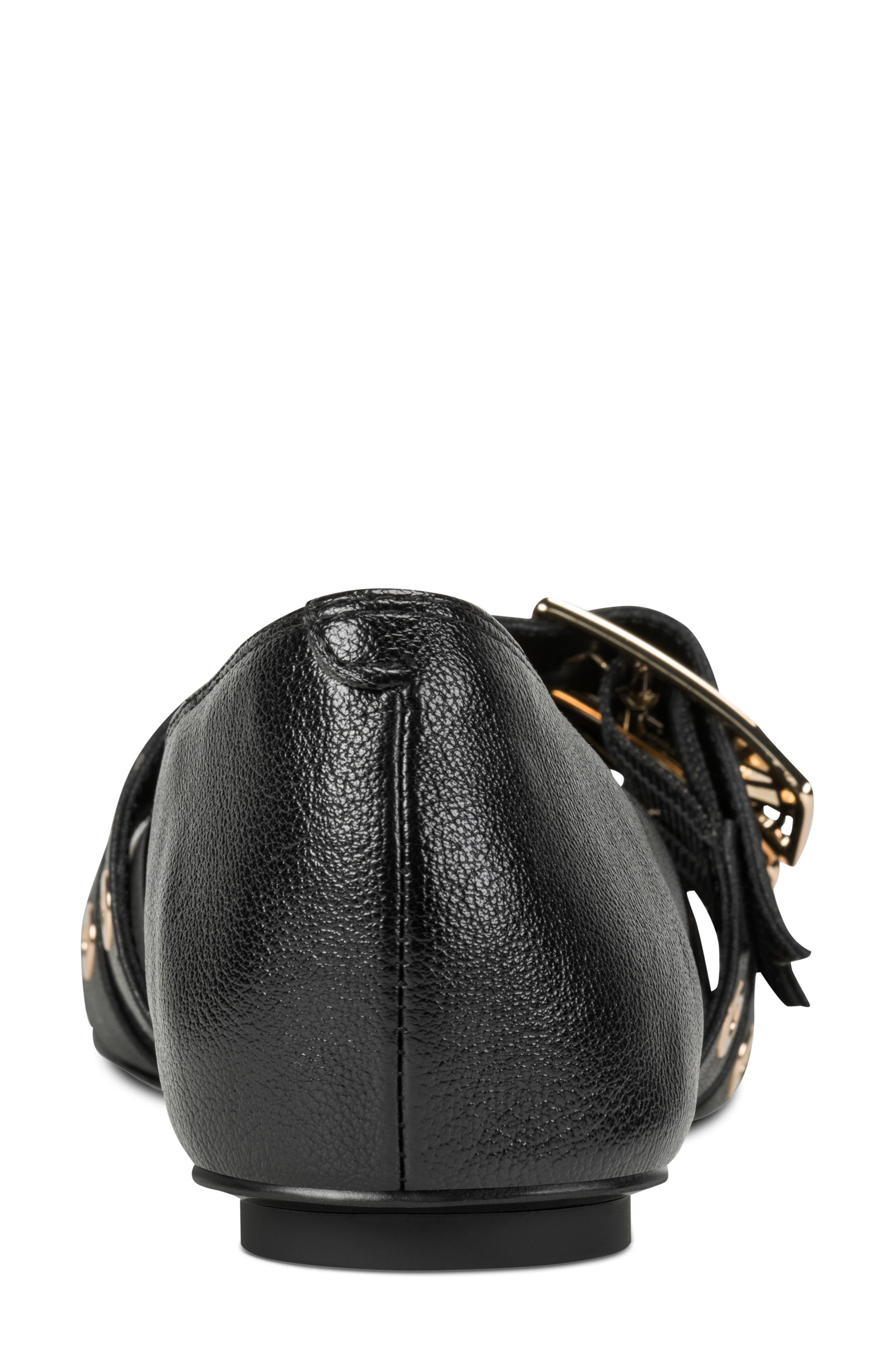 Ashlyn Mary Jane Flat, Alternate, color, BLACK