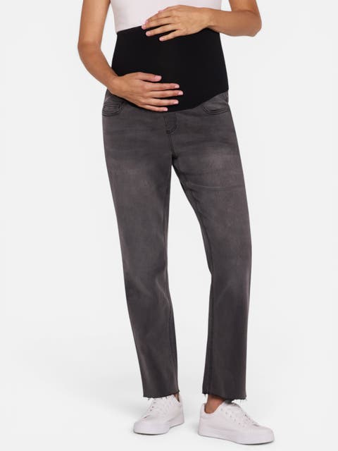 Secret Fit Over the Belly Slim Straight Leg Jeans
