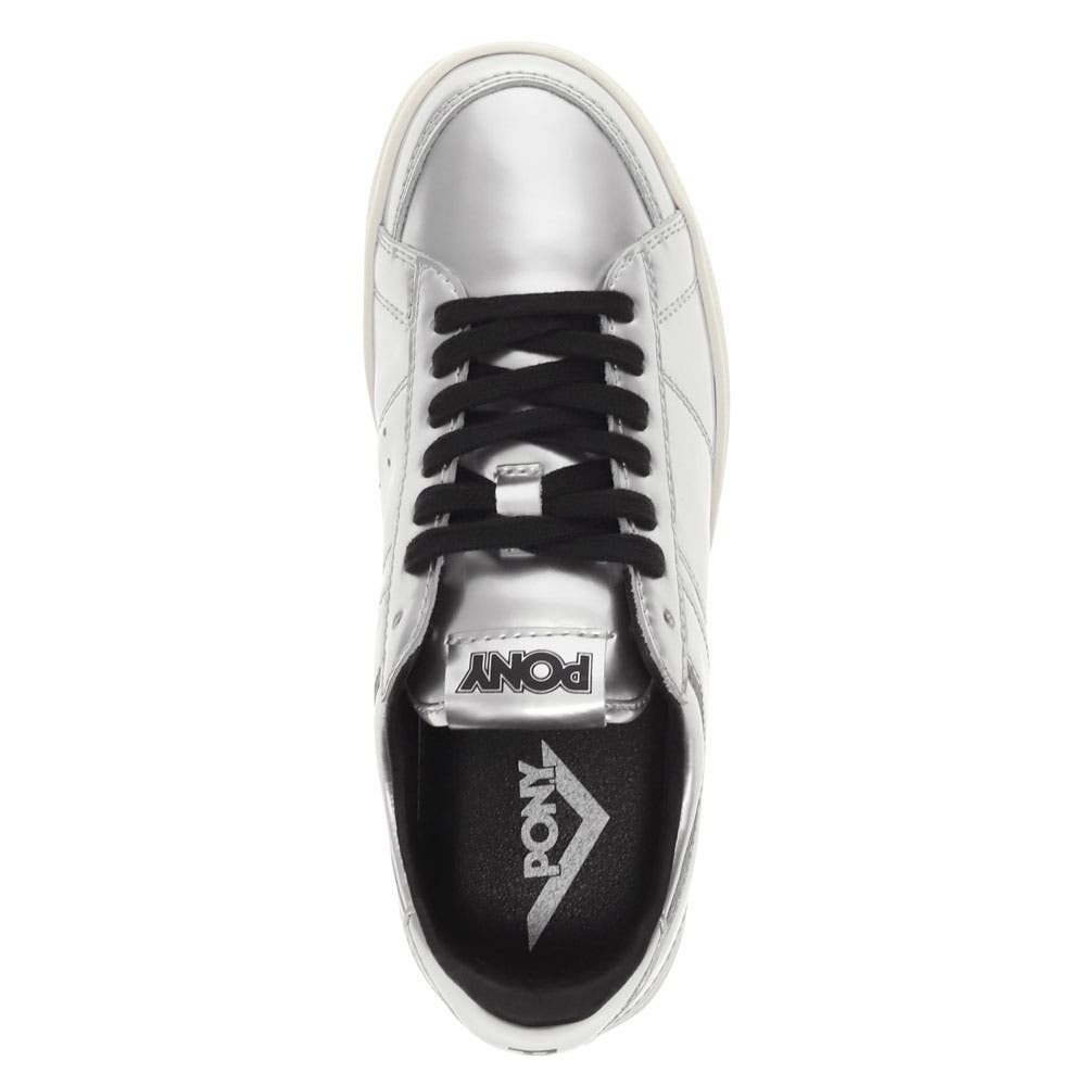 M-80 Low Metallic Sneakers, Alternate, color, Silver