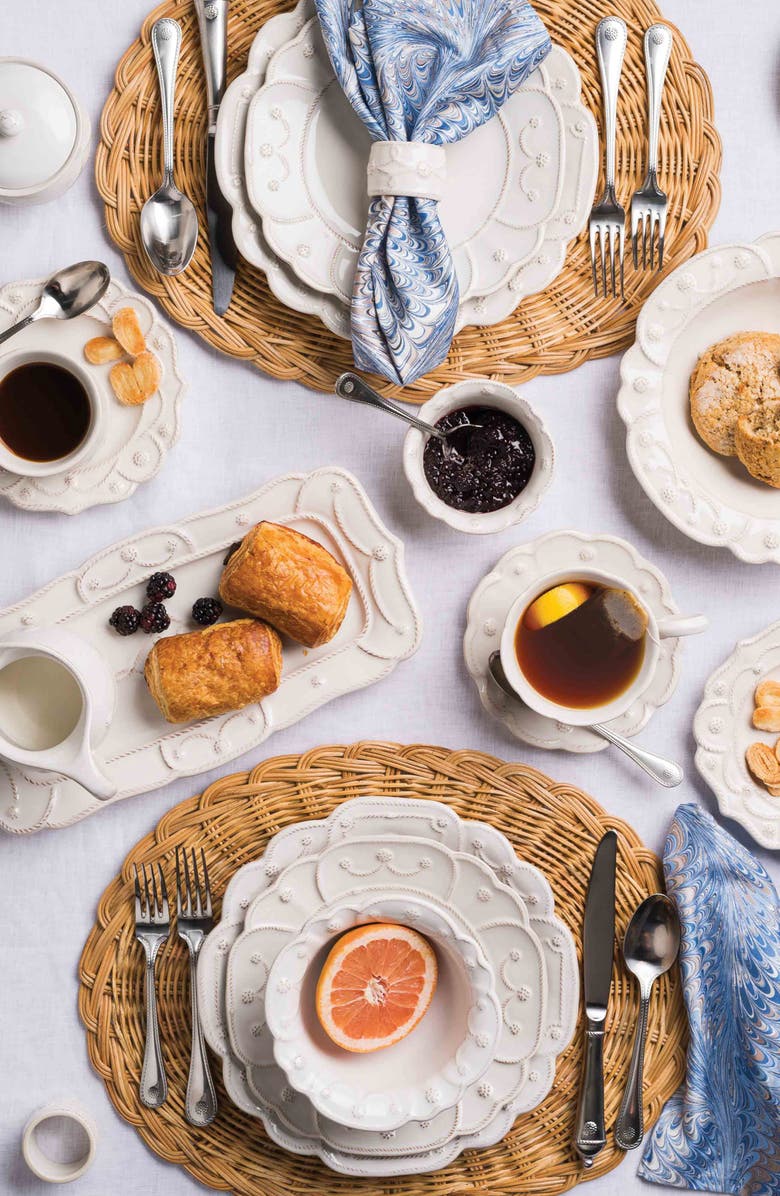 Juliska Jardins du Monde Cereal Bowl, Alternate, color, Whitewash