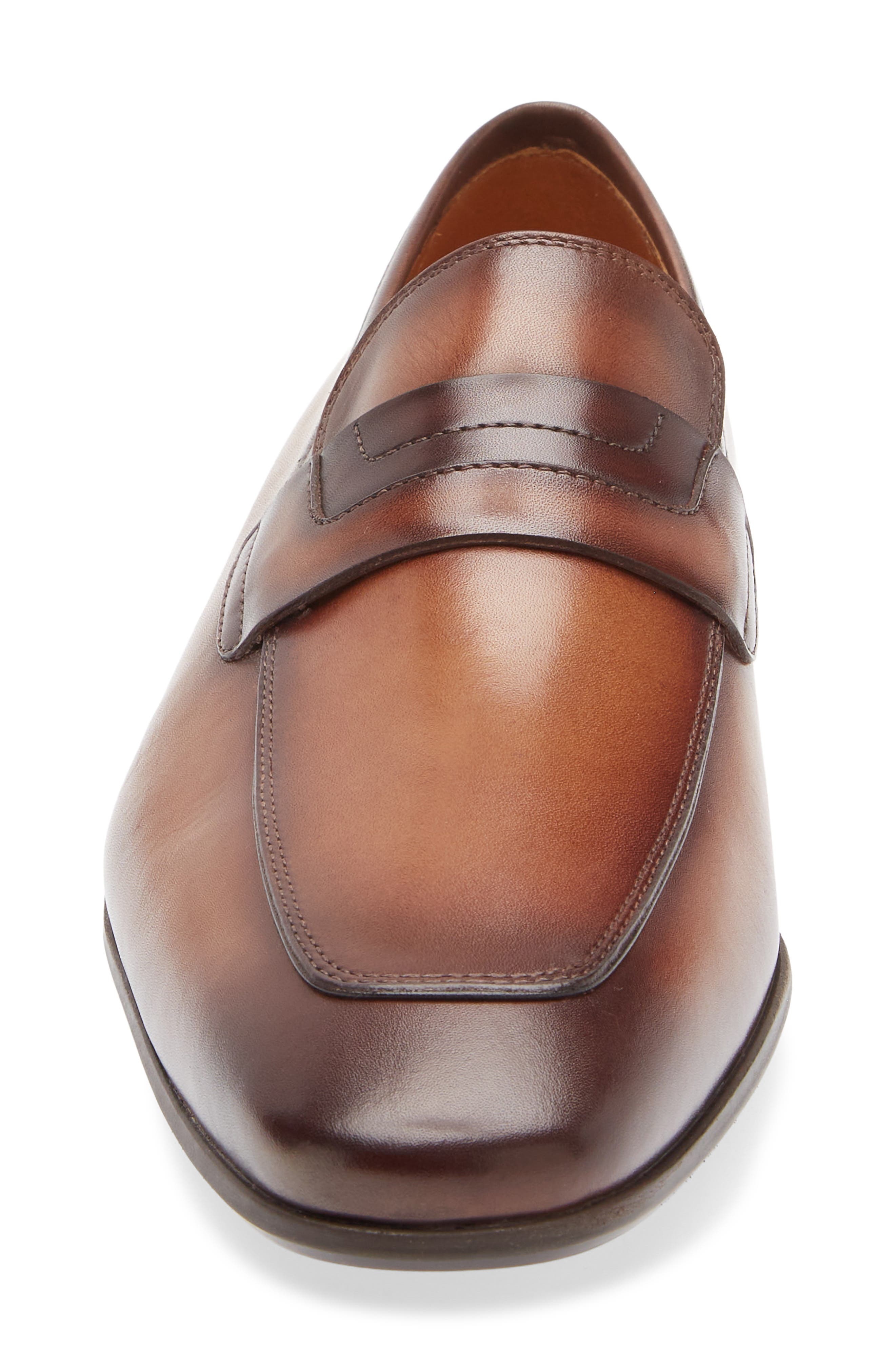 Magnanni Ratan Loafer, Alternate, color, Leno / Brown