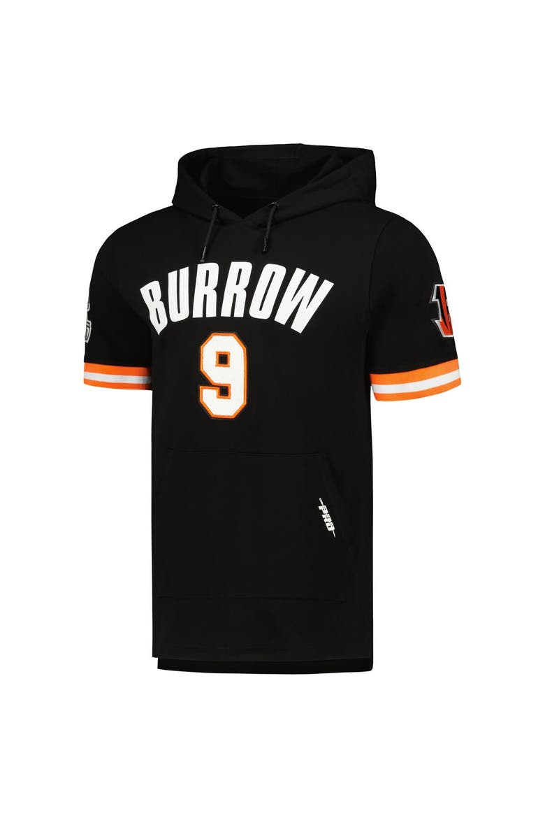 Men's Pro Standard Joe Burrow Black Cincinnati Bengals Player Name & Number Hoodie T-Shirt, Alternate, color, Black
