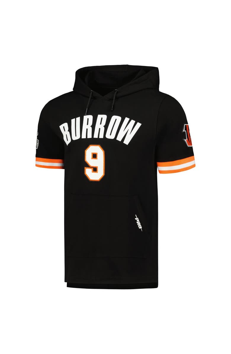 PRO STANDARD Men's Pro Standard Joe Burrow Black Cincinnati Bengals Player Name & Number Hoodie T-Shirt, Alternate, color, Black
