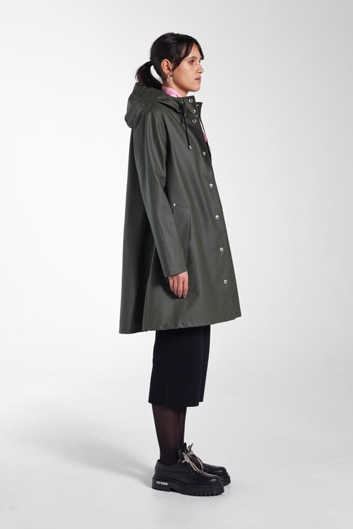 Stutterheim Mosebacke Lightweight Raincoat In Green