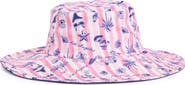 BCBG Reversible Wide Brim Bucket Hat
