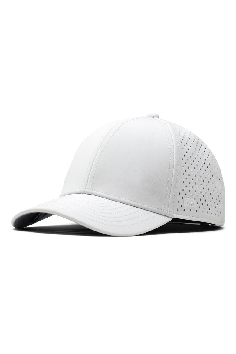 A-Game Hydro Performance Snapback Hat, Main, color, WHITE