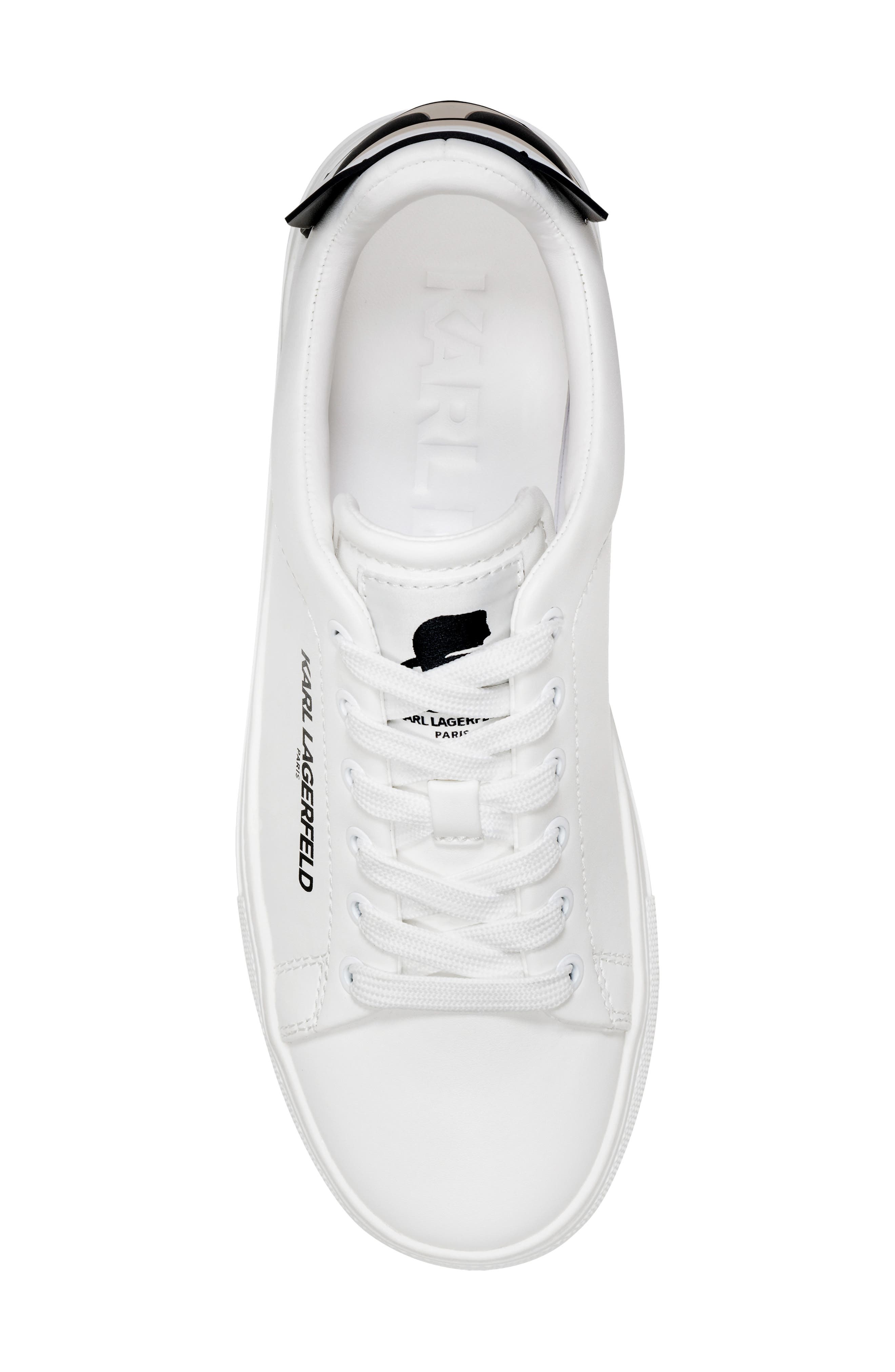 Canta Faux Leather Sneaker, Alternate, color, WHITE