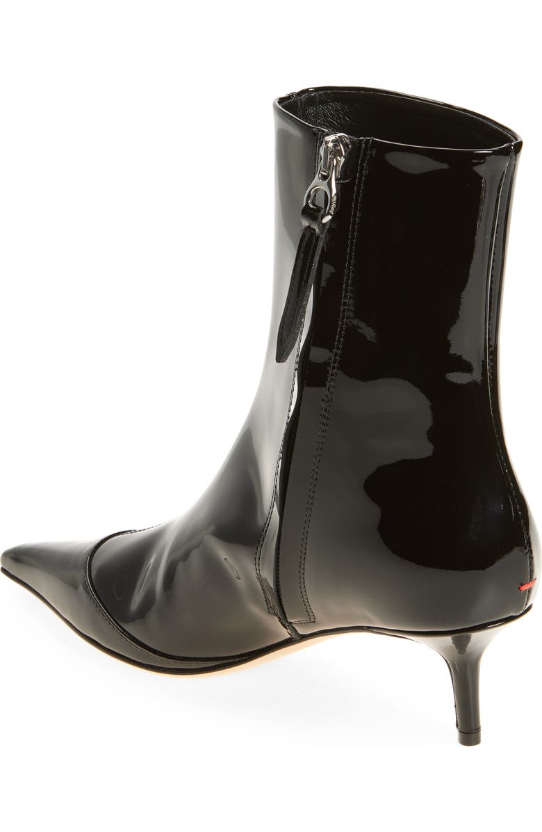 aeyde Roe Pointed Toe Bootie, Alternate, color, Black