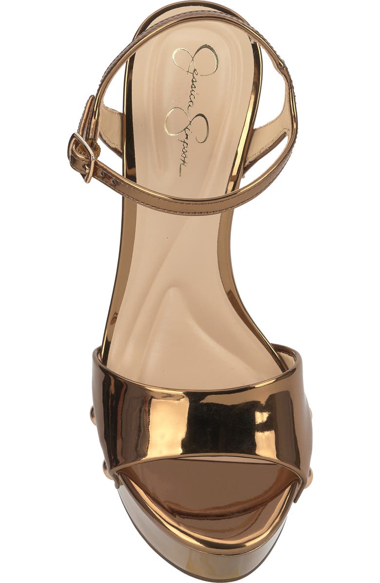 Jessica Simpson Calenta-O Platform Sandal, Alternate, color, Bronze