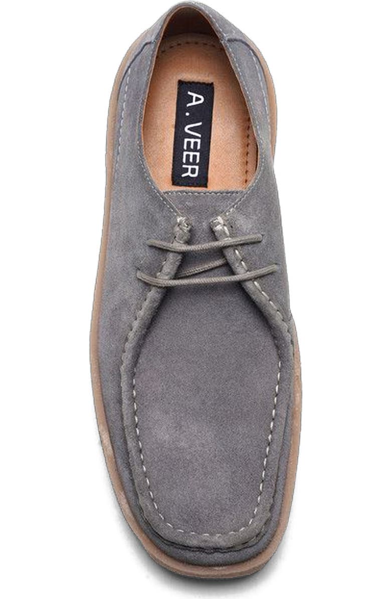 A. Veer Mason Moc Derby, Alternate, color, Grey Leather