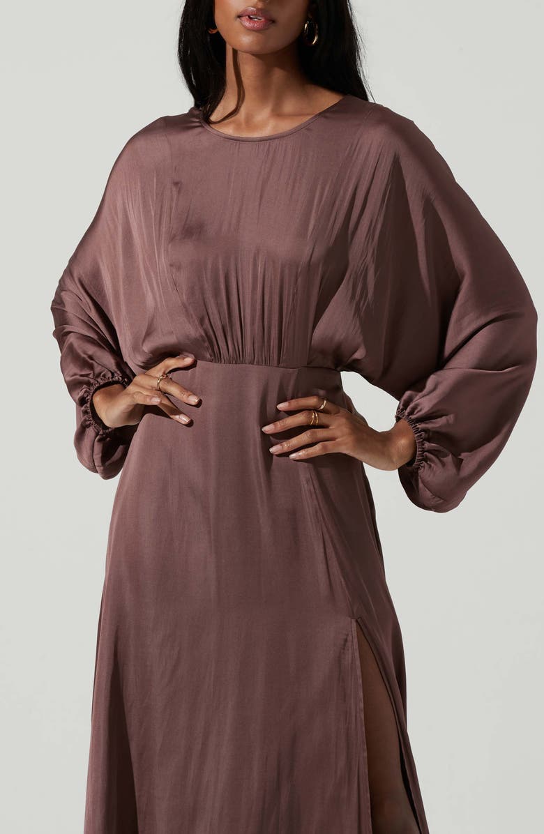 ASTR the Label Marin Long Dolman Sleeve Dress, Alternate, color, 