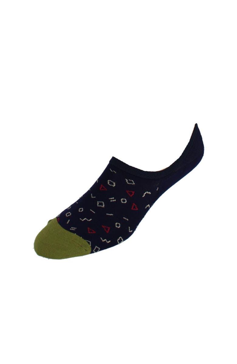 DeadSoxy Men's Distinct No-Show Premium Novelty Socks, Main, color, Dark Blue