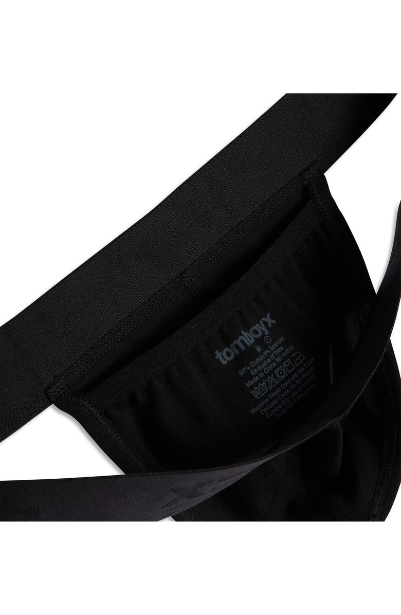 TomboyX Packing Jock Strap, Alternate, color, X Black