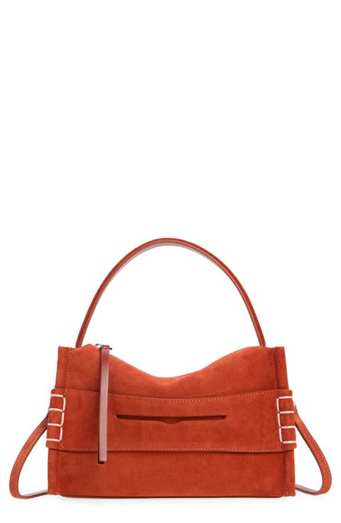 Small Loafer Suede Crossbody Bag