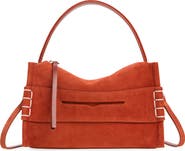 JW Anderson Small Loafer Suede Crossbody Bag