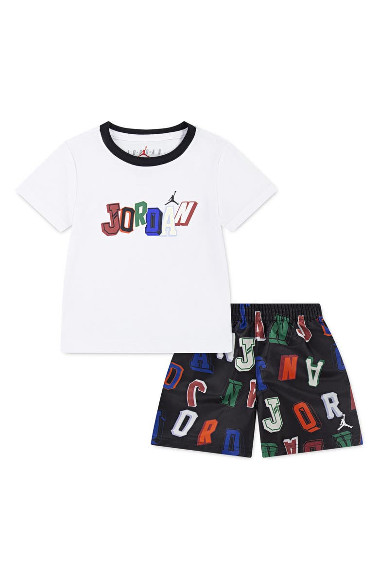 Jordan Kids' JDB Court of Legends Graphic T-Shirt & Shorts Set, Main, color,