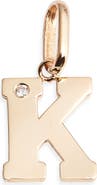 Anzie Love Letter Diamond Initial Charm