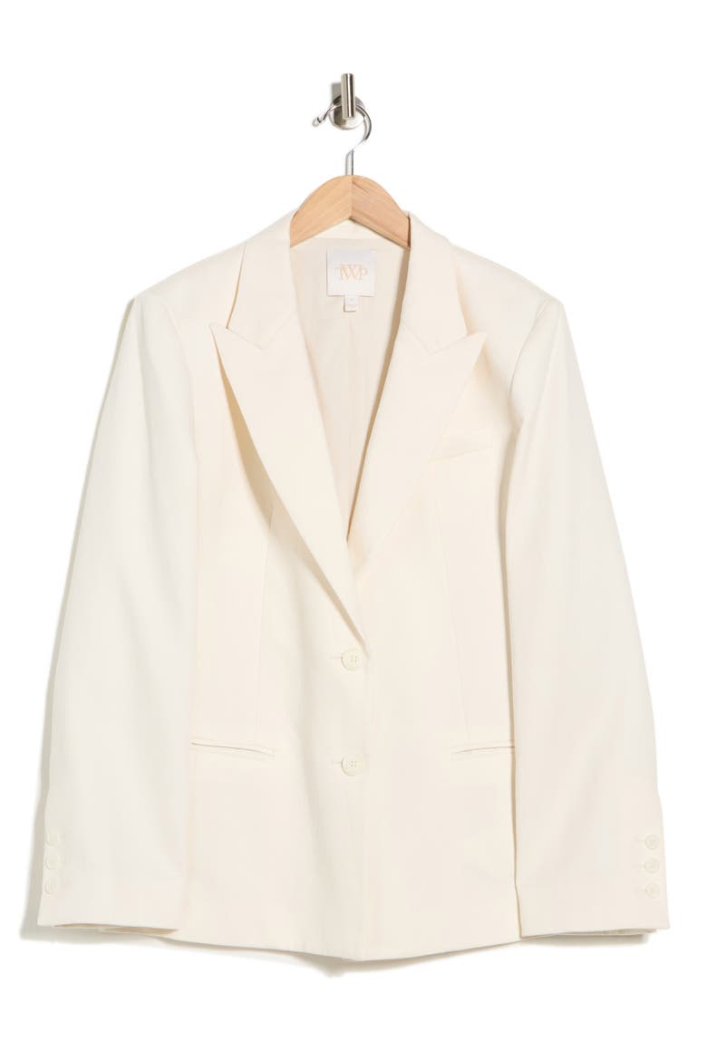 The Husband Two-Button Blazer The Husband Two-Button Blazer, Alternate, color, BONE