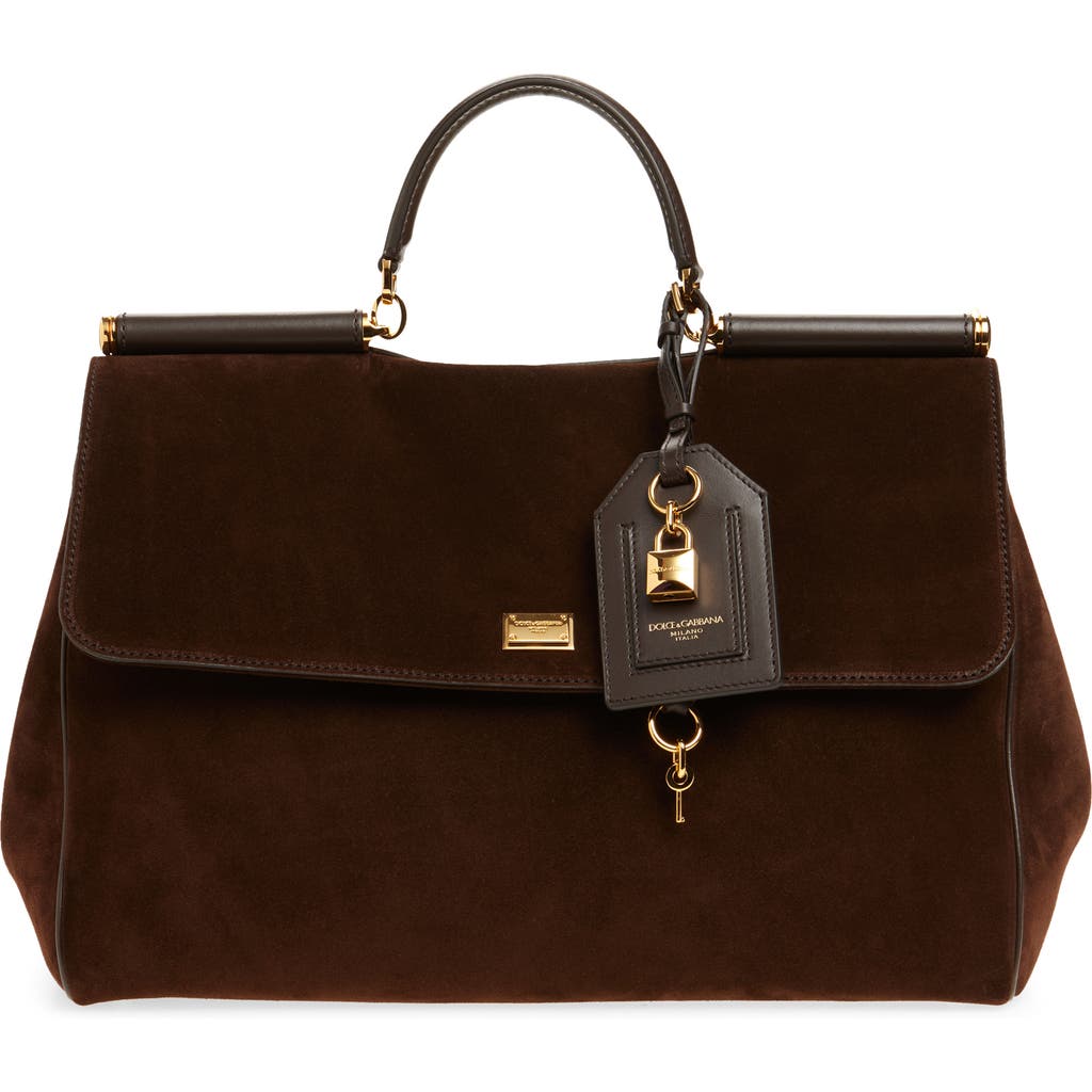Dolce & Gabbana Dolce&gabbana My Sicily East/west Suede Handbag