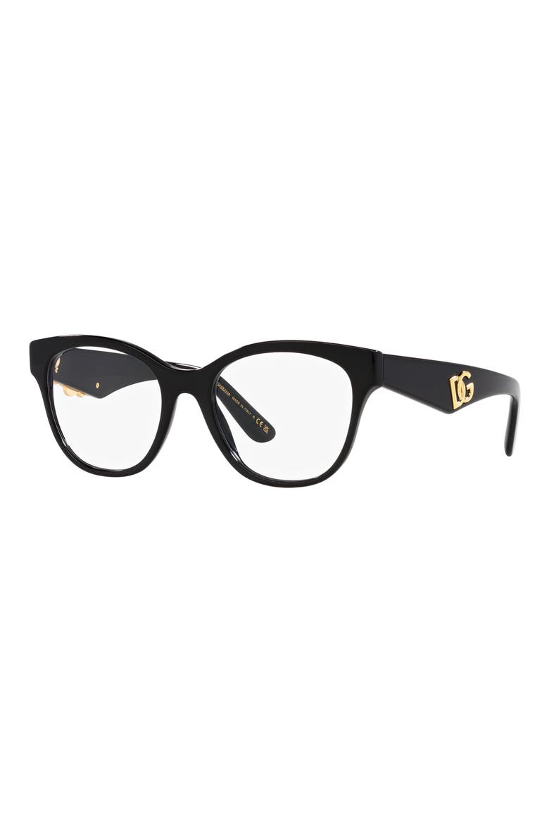 53mm Phantos Optical Glasses, Alternate, color, BLACK