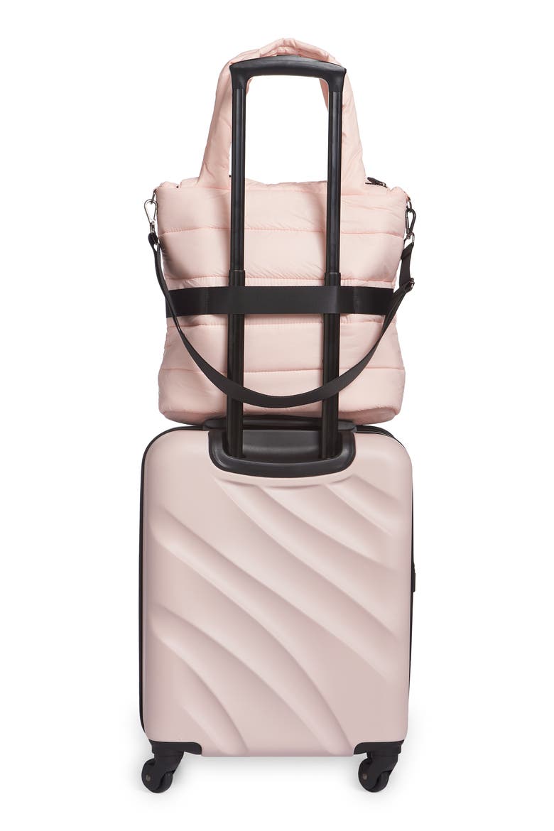 Two-Piece Tote and Spinner Luggage Set, Alternate, color, BLUSH