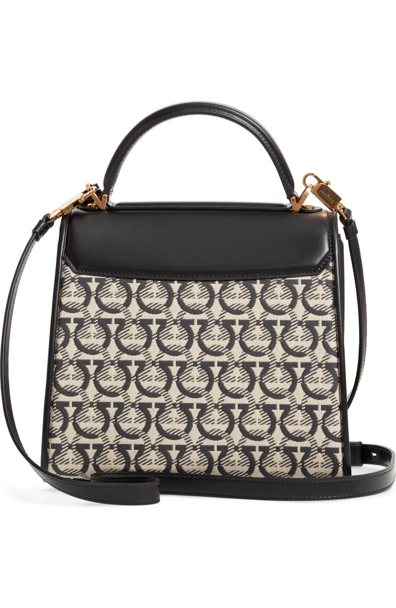 FERRAGAMO Salvatore Ferragmao Medium Box Calfskin Satchel, Alternate, color,