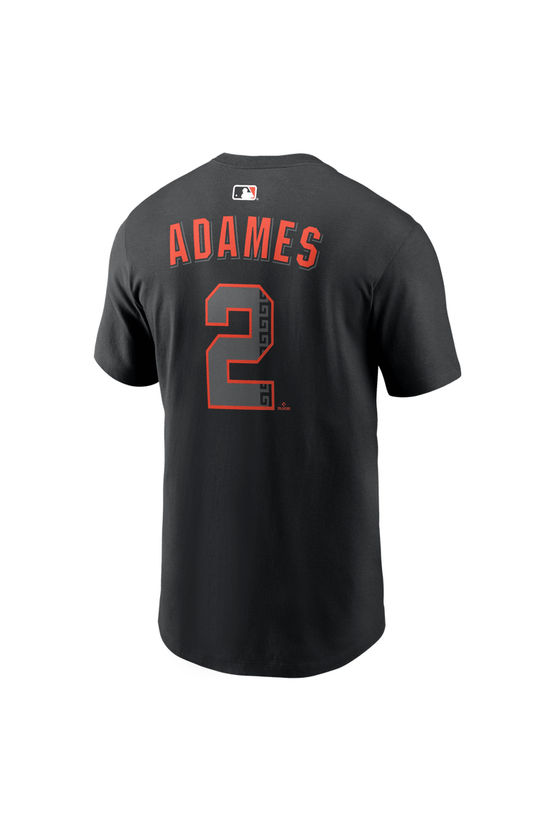 Men's Nike Willy Adames Black San Francisco Giants Alternate Name & Number T-Shirt, Alternate, color, Black