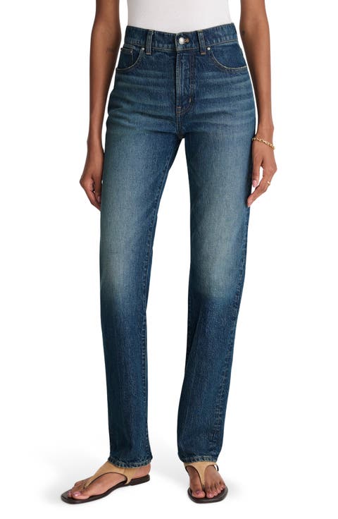 The Longline Straight Jeans (Greendale Wash)