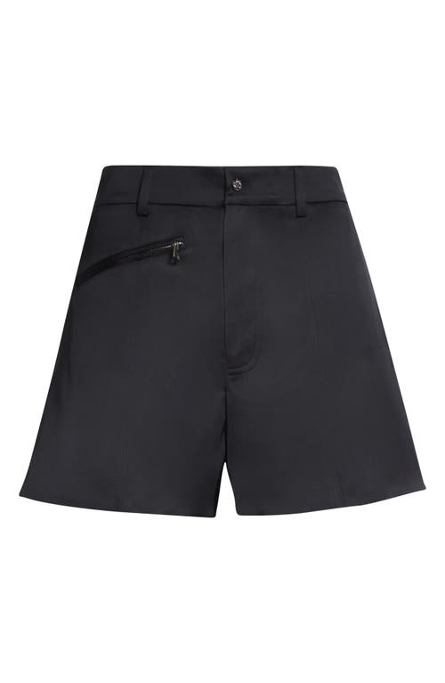 Jw Anderson High Waist Tailored Shorts In Black