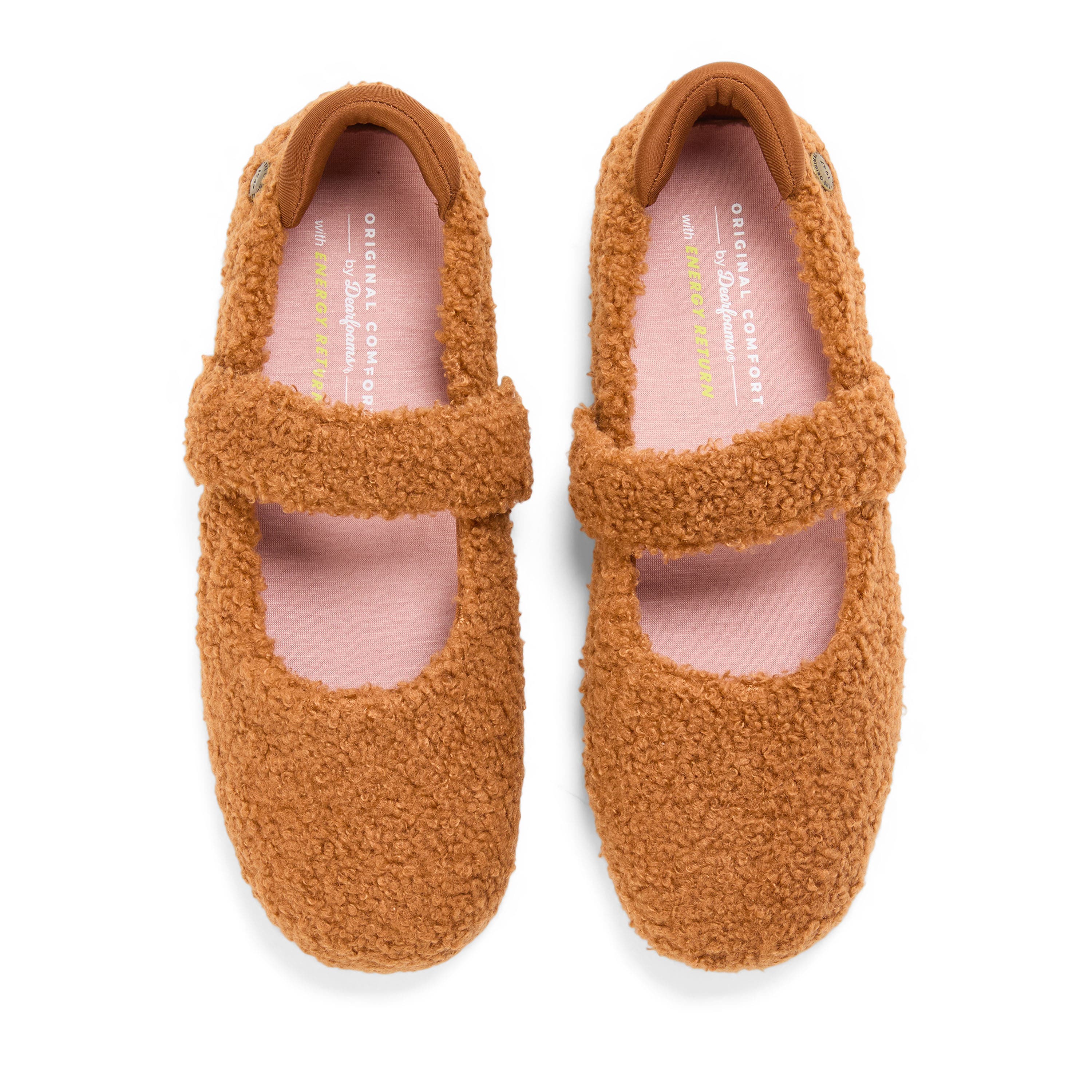 DEARFOAMS Haddy Teddy Flat, Alternate, color, Whiskey