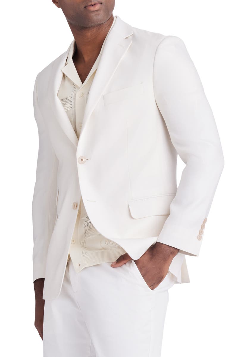 Robert Graham Malvern Wool Blend Sport Coat, Alternate, color, Cream