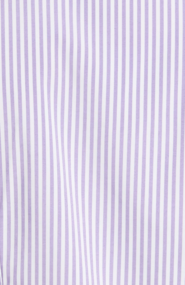 Barbell Apparel Motive Stripe Short Sleeve Stretch Button-Up Performance Shirt, Alternate, color,