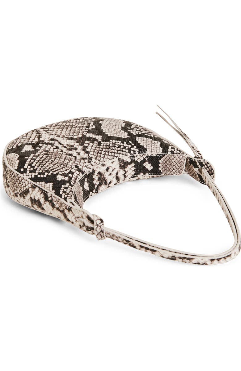 Reformation Mini Rosetta Leather Shoulder Bag, Alternate, color,