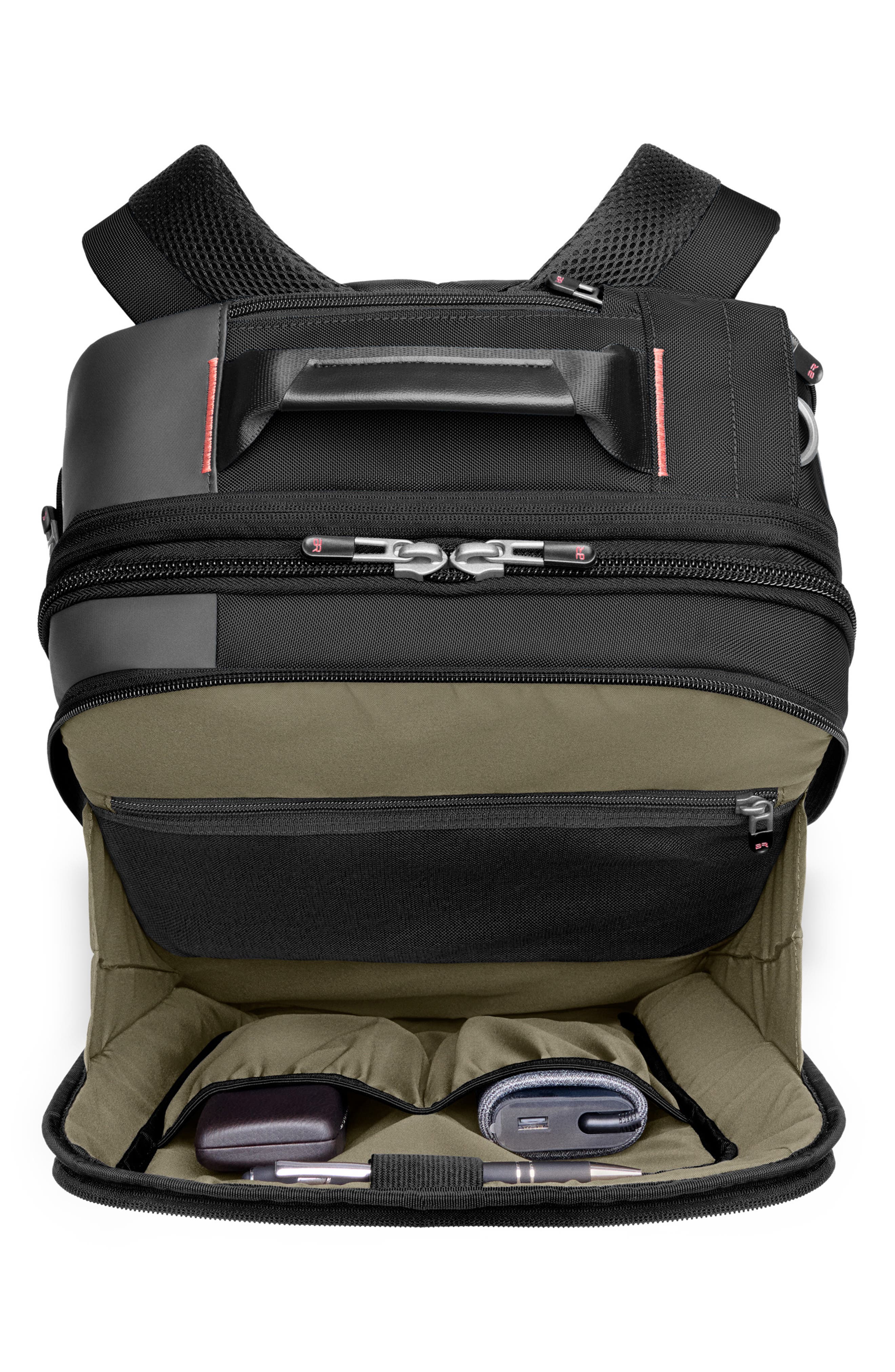 ZDX Medium Convertible Backpack, Alternate, color, BLACK