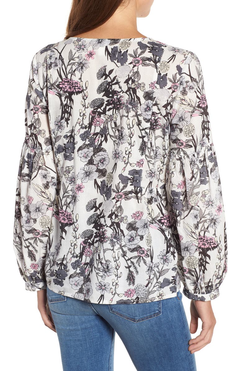 Caslon<sup>®</sup> Woven Print Top, Alternate, color, 