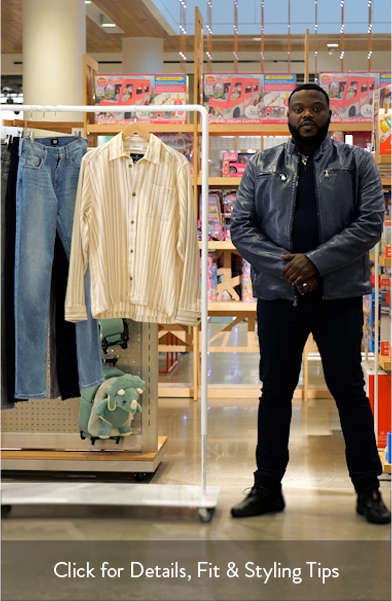 Shane Stripe Overshirt, sales video thumbnail