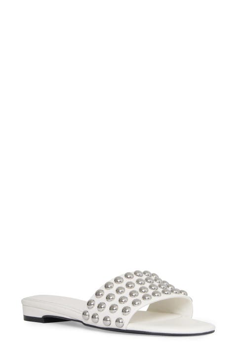 Dome Stud Slide Sandal (Women)