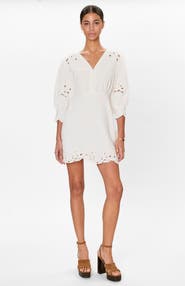 Rebecca Taylor Rachelle Button Front Dress
