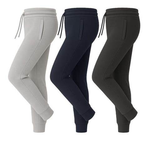 Benben 3 Pack Ultra Soft Fleece Jogger Sweatpants In Multi