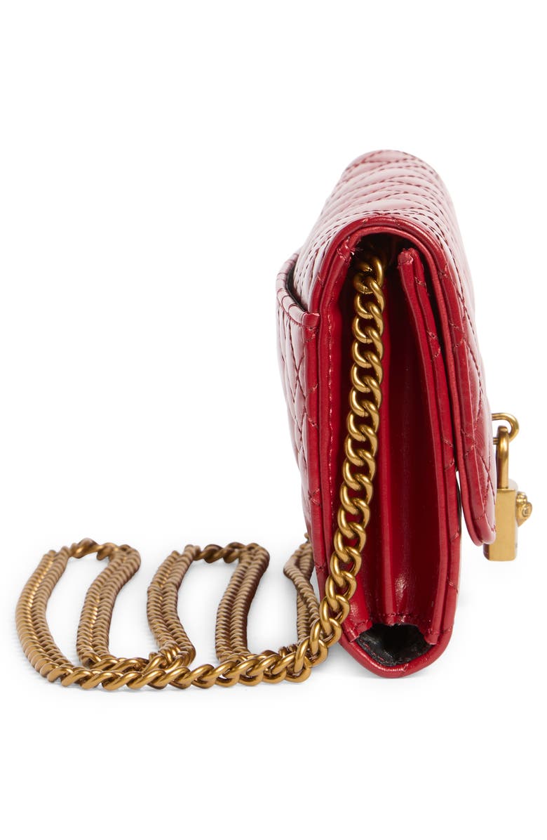 Kurt Geiger London Brixton Wallet on a Chain, Alternate, color, Red