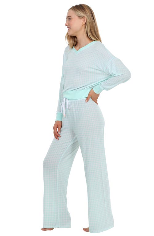Honeydew Star Seeker Pajamas In Meadow Gingham