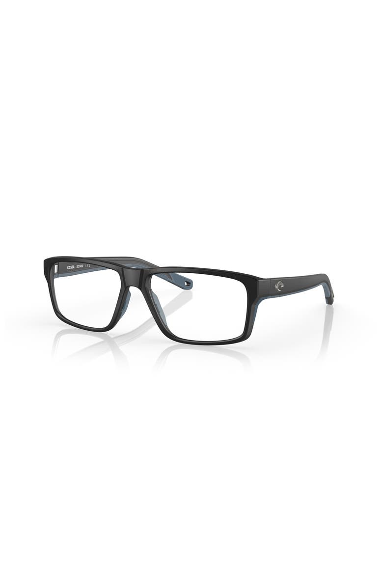 59mm Rectangle optical glasses, Main, color, Black