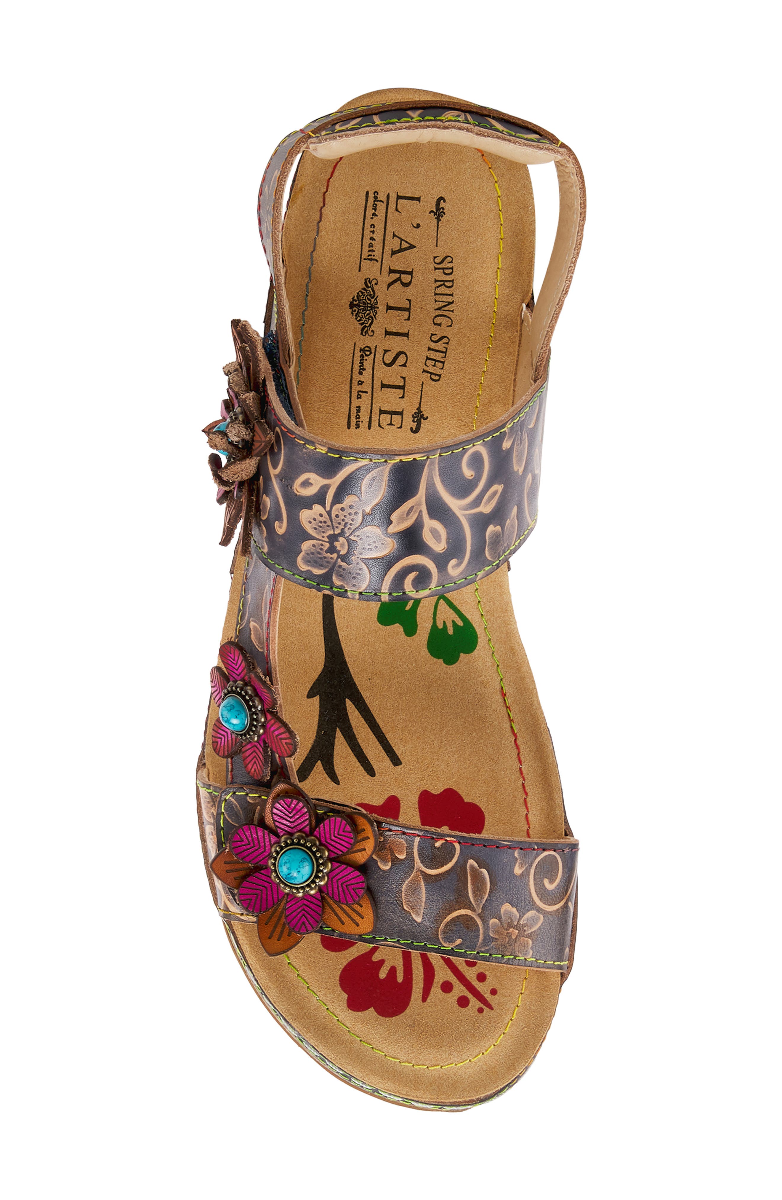 L'Artiste by Spring Step Pickford Platform Wedge Sandal, Alternate, color, 