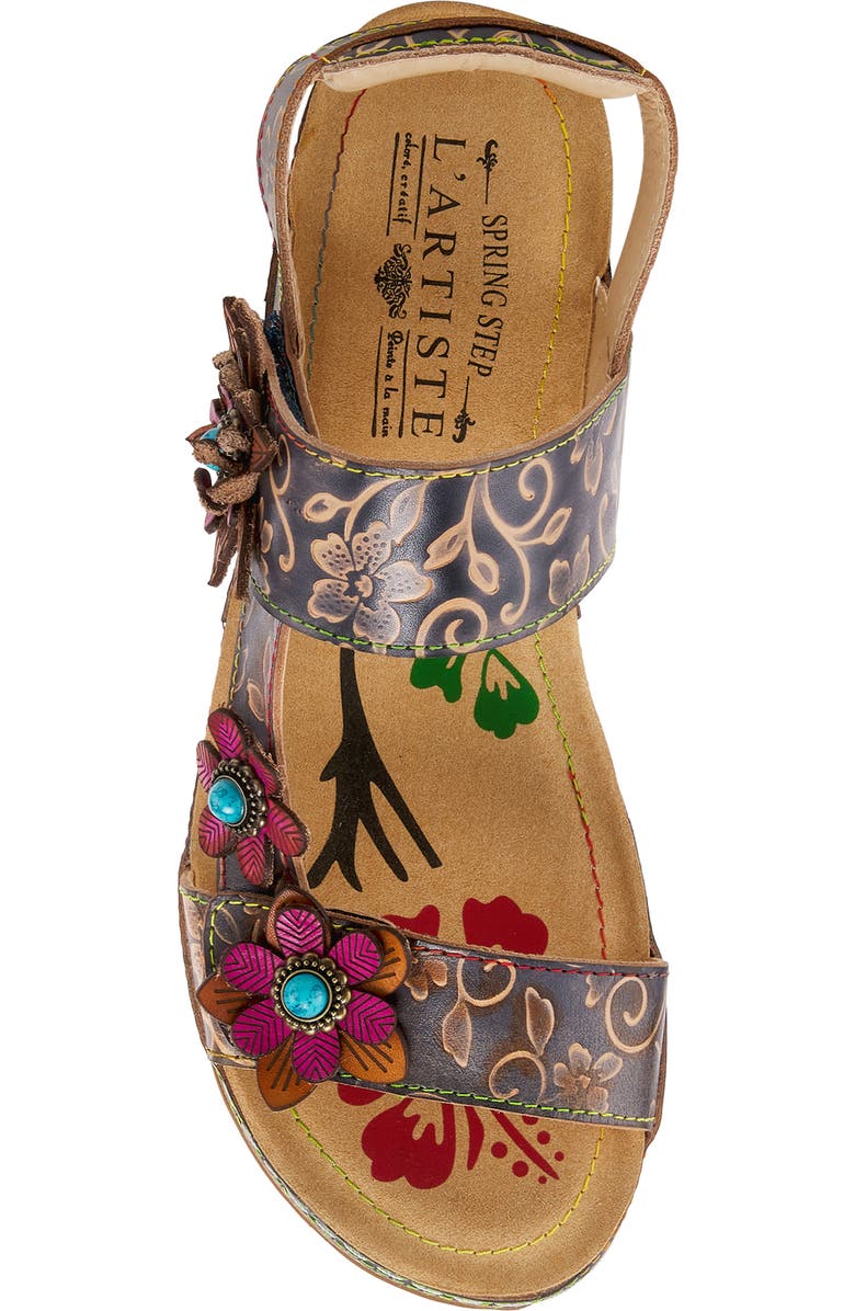 L'Artiste by Spring Step Pickford Platform Wedge Sandal, Alternate, color,