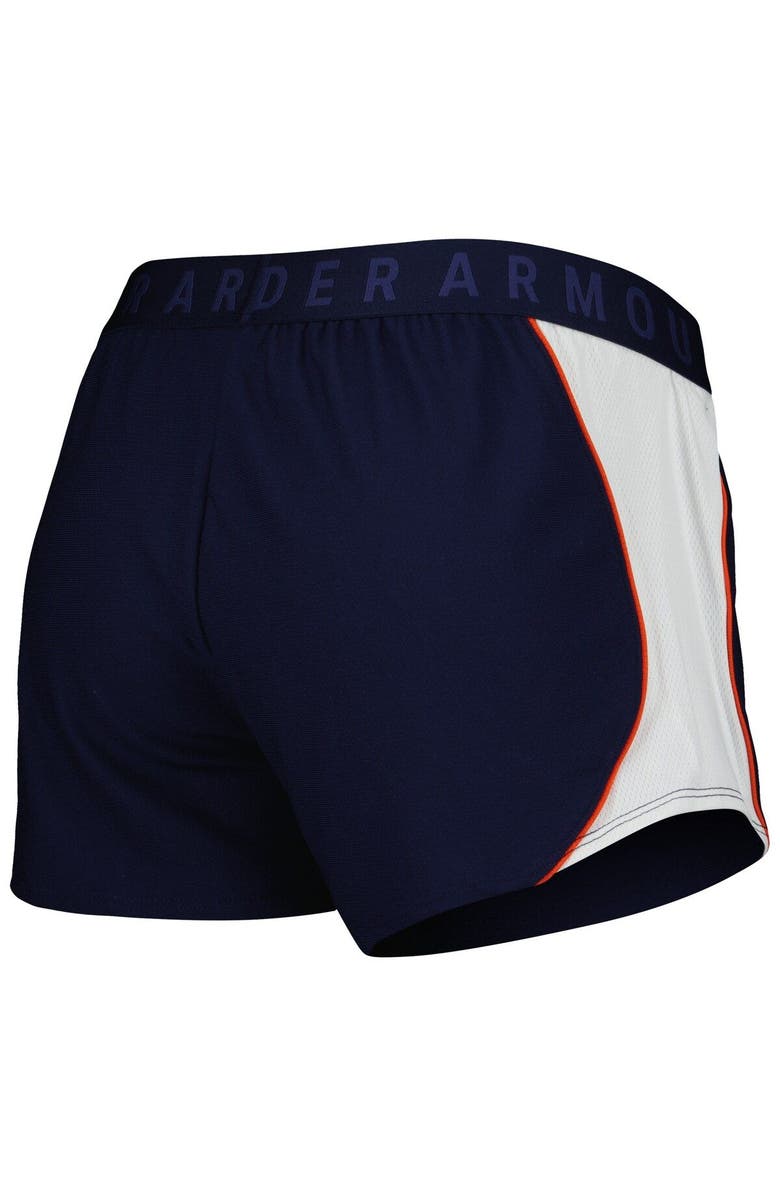 Under Armour Women's Under Armour Navy/Orange Auburn Tigers Game Day Tech Mesh Performance Shorts, Alternate, color, 