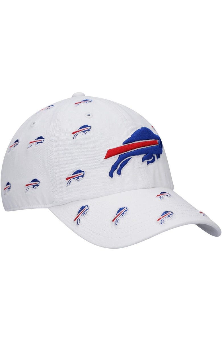 '47 Women's '47 White Buffalo Bills Confetti Clean Up Adjustable Hat, Alternate, color, White
