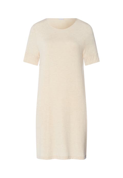 Natural Elegance Soft Round Neck Nightgown