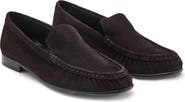 MANGO Gathered Suede Loafer