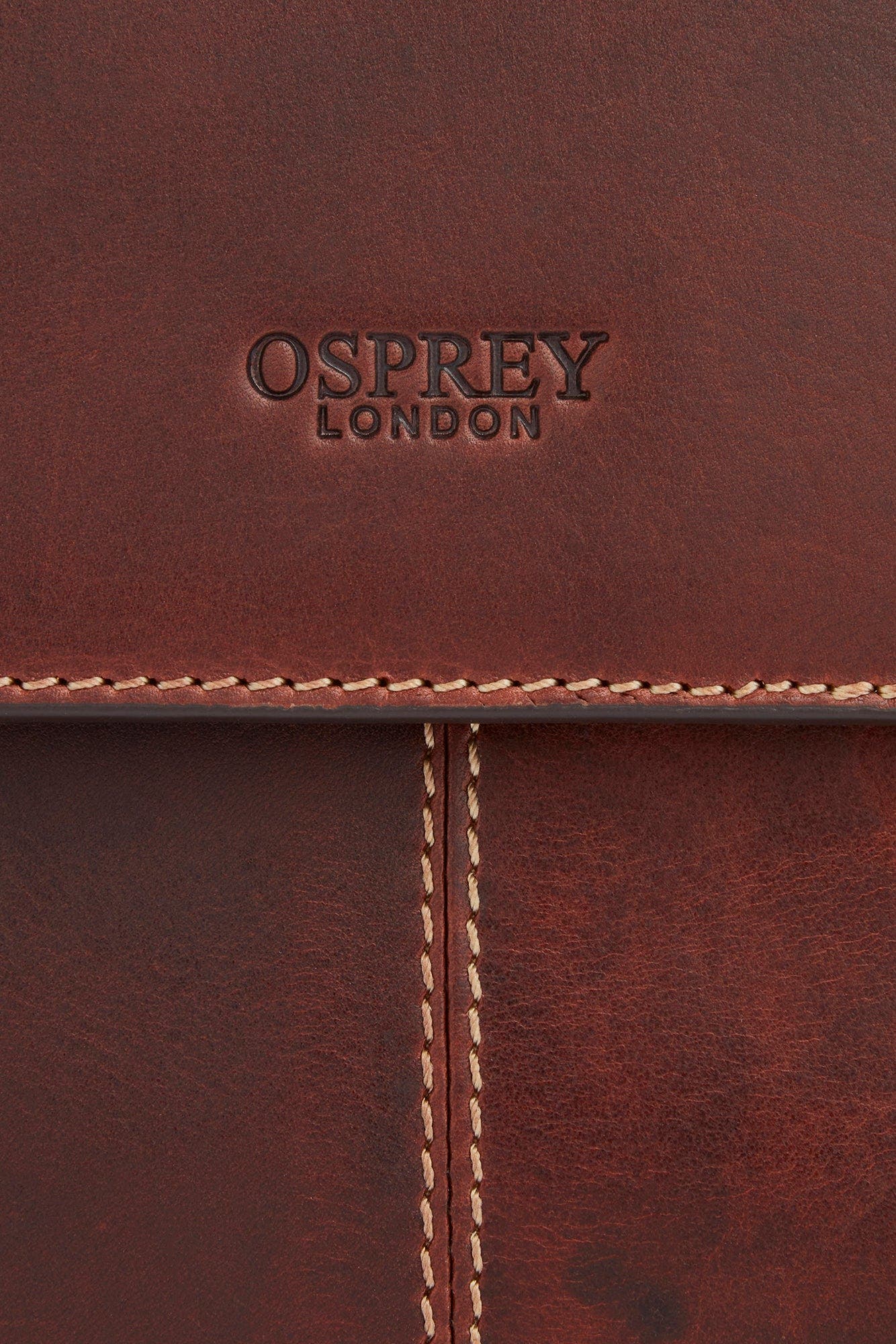 Osprey London The Narissa Large Leather Crossbody Bag, Alternate, color, Chestnut